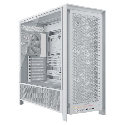 Carcasa Corsair FRAME 5000D RS High-Airflow Mid Tower, tempered glass, Alb Carcasa Corsair FRAME 5000D RS High-Airflow Mid Tower, tempered glass, Alb