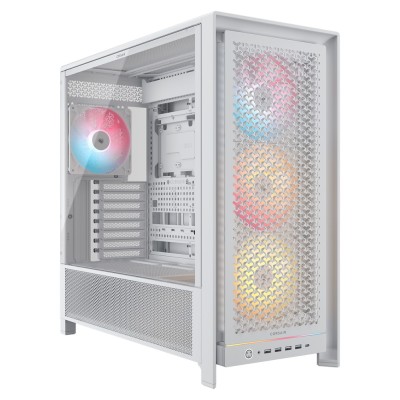 Carcasa Corsair FRAME 5000D RS ARGB High-Airflow Mid Tower, tempered glass, Alb Carcasa Corsair FRAME 5000D RS ARGB High-Airflow Mid Tower, tempered glass, Alb