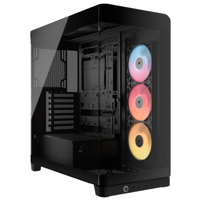 Carcasa Corsair FRAME 4500X RS-R ARGB Panoramic Glass Mid Tower, tempered glass