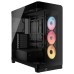 Carcasa Corsair FRAME 4500X RS-R ARGB Panoramic Glass Mid Tower, tempered glass