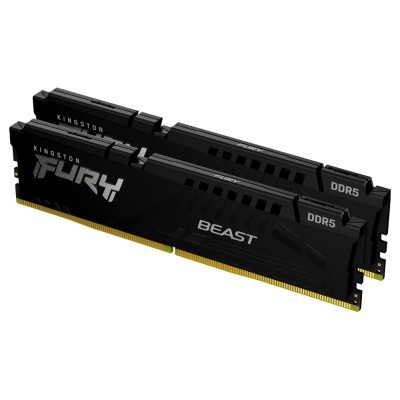Memorie RAM Kingston FURY Beast 16GB (2x8GB) DDR5 5600MHz CL36, Dual Channel