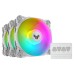 Ventilator carcasa Asus TUF Gaming TF120 ARGB 120mm, PWM, ARGB, Alb, pachet x3 Ventilator carcasa Asus TUF Gaming TF120 ARGB 120mm, PWM, ARGB, Alb, pachet x3