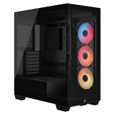Carcasa Corsair 3500X RS-R ARGB Mid Tower, tempered glass
