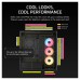 Carcasa Corsair 3500X RS-R ARGB Mid Tower, tempered glass