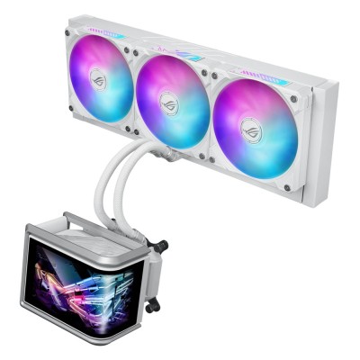 Cooler CPU Asus ROG Ryuo IV SLC 360 ARGB White Edition Lichid (AIO) 360mm, 3x120mm, ARGB Cooler CPU Asus ROG Ryuo IV SLC 360 ARGB White Edition Lichid (AIO) 360mm, 3x120mm, ARGB
