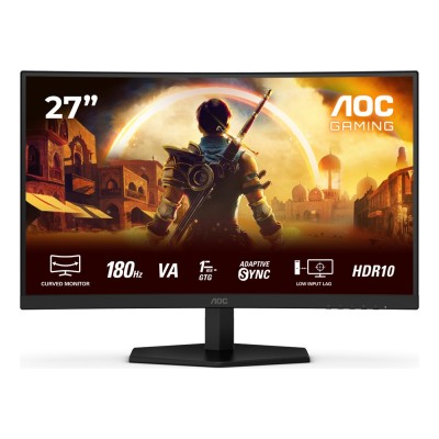 Monitor AOC 27 inch, 1920 x 1080 px, VA, 180 Hz, Curbat, Gaming Monitor AOC 27 inch, 1920 x 1080 px, VA, 180 Hz, Curbat, Gaming