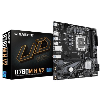 Placa de baza Gigabyte B760M H V2, Micro-ATX Placa de baza Gigabyte B760M H V2, Micro-ATX