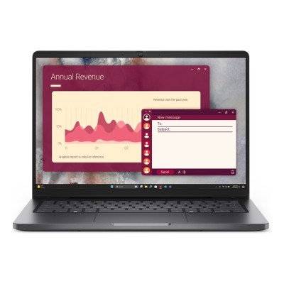 Laptop DELL Pro 14 PC14250 cu procesor Intel Core Ultra 5 235U până la 4,9 GHz, 14 Laptop DELL Pro 14 PC14250 cu procesor Intel Core Ultra 5 235U până la 4,9 GHz, 14