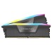 Memorie RAM Corsair VENGEANCE RGB 16GB DDR5 6000MHz CL36, Grey Memorie RAM Corsair VENGEANCE RGB 16GB DDR5 6000MHz CL36, Grey