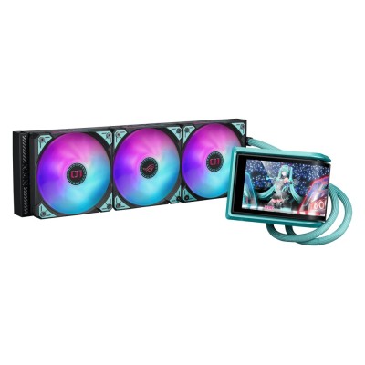 Cooler CPU Asus ROG RYUO IV 360 ARGB Hatsune Miku Edition Lichid (AIO) 360mm, 3x120mm, ARGB Cooler CPU Asus ROG RYUO IV 360 ARGB Hatsune Miku Edition Lichid (AIO) 360mm, 3x120mm, ARGB