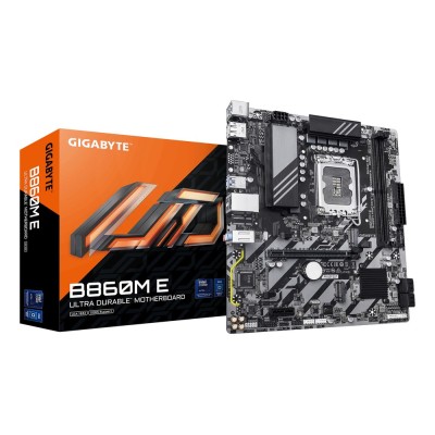 Placa de baza Gigabyte B860M E, Intel B860 Express Chipset, LGA 1851, mATX, DDR5 Placa de baza Gigabyte B860M E, Intel B860 Express Chipset, LGA 1851, mATX, DDR5