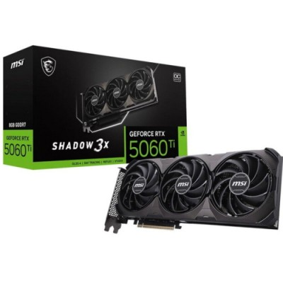 Placa video MSI GeForce RTX 5060 Ti Shadow 3X OC Clasic 8GB GDDR7 128-bit, PCI Express 4.0 Placa video MSI GeForce RTX 5060 Ti Shadow 3X OC Clasic 8GB GDDR7 128-bit, PCI Express 4.0