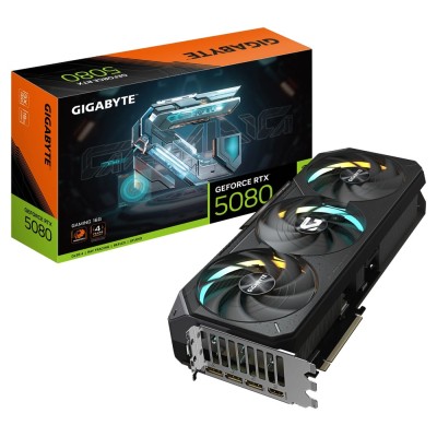 Placa video Gigabyte GeForce RTX 5080 GAMING 16G 16GB GDDR7, PCI Express 5.0 Placa video Gigabyte GeForce RTX 5080 GAMING 16G 16GB GDDR7, PCI Express 5.0