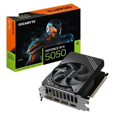 Placa video Gigabyte GeForce RTX 5050 D6 8G 8GB GDDR6, PCI Express 5.0 Placa video Gigabyte GeForce RTX 5050 D6 8G 8GB GDDR6, PCI Express 5.0