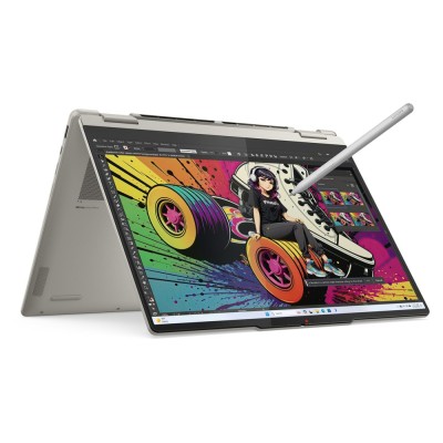 Laptop Lenovo Yoga 7 2-in-1 cu procesor AMD Ryzen AI 7 350 până la 5.0GHz, 14