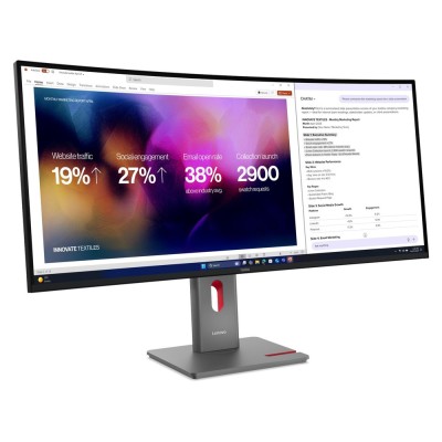 Monitor Lenovo ThinkVision P40WD-40 39.7 inch, 5120 x 2160 px, IPS, 120 Hz, Curbat Monitor Lenovo ThinkVision P40WD-40 39.7 inch, 5120 x 2160 px, IPS, 120 Hz, Curbat