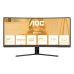 Monitor AOC 34 inch, 3440 x 1440 px, VA, 120 Hz, Curbat