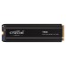 SSD Crucial T500 2TB, M.2 2280, PCIe 4.0 NVMe, cu radiator