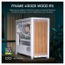 Carcasa Corsair FRAME 4000D WOOD RS Mid Tower, tempered glass