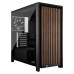 Carcasa Corsair FRAME 4000D WOOD RS Modular Mid Tower, tempered glass