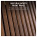 Carcasa Corsair FRAME 4000D WOOD RS Modular Mid Tower, tempered glass