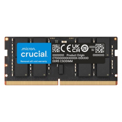 Memorie RAM laptop Crucial Classic 32GB DDR5 6400MHz CL52, SO-DIMM