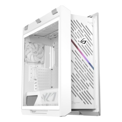 Carcasa ASUS ROG Strix Helios II White Edition Mid Tower, tempered glass, Alb