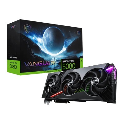 Placa video MSI GeForce RTX 5080 Vanguard SOC 16GB GDDR7 256-bit, PCI Express 5.0