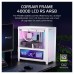 Carcasa Corsair FRAME 4000D LCD RS ARGB Premium Mid Tower, tempered glass, Alb Carcasa Corsair FRAME 4000D LCD RS ARGB Premium Mid Tower, tempered glass, Alb
