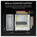Carcasa Corsair 3200D RS Mid Tower, tempered glass, Alb Carcasa Corsair 3200D RS Mid Tower, tempered glass, Alb