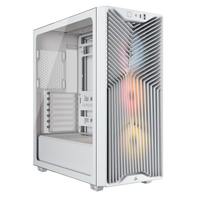 Carcasa Corsair 3200D RS ARGB Mid-Tower PC Case, tempered glass, Alb Carcasa Corsair 3200D RS ARGB Mid-Tower PC Case, tempered glass, Alb