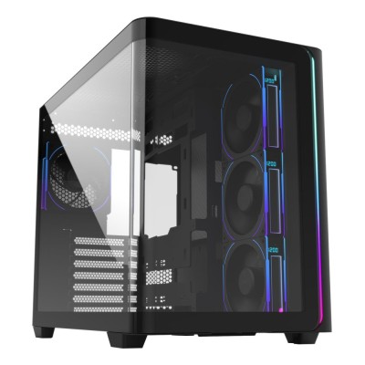 Carcasa Fortron Mid Tower, tempered glass Carcasa Fortron Mid Tower, tempered glass