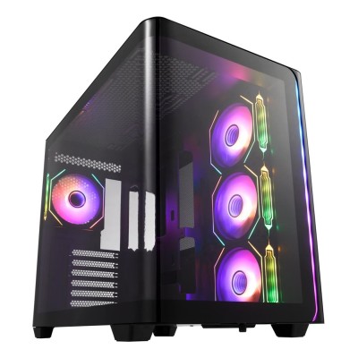 Carcasa Fortron Mid Tower, tempered glass Carcasa Fortron Mid Tower, tempered glass
