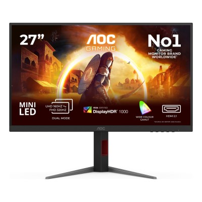 Monitor AOC 27 inch, 3840 x 2160 px, IPS, 160 Hz, Gaming Monitor AOC 27 inch, 3840 x 2160 px, IPS, 160 Hz, Gaming