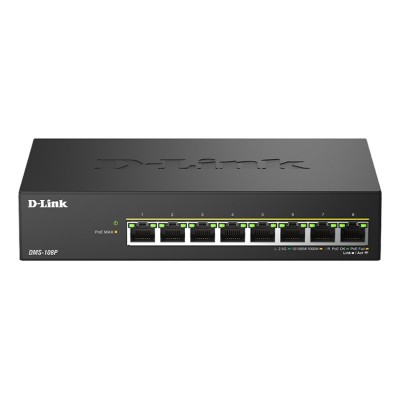 Switch D-Link DMS-108P/E 8 porturi 2.5G Neadministrabil, PoE++ Switch D-Link DMS-108P/E 8 porturi 2.5G Neadministrabil, PoE++