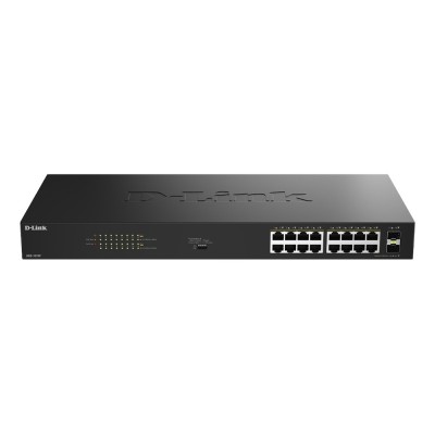 Switch D-Link DGS-1018P/E 16 porturi Gigabit Neadministrabil, PoE+, + SFP uplink Switch D-Link DGS-1018P/E 16 porturi Gigabit Neadministrabil, PoE+, + SFP uplink