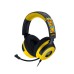 Casti Razer Kraken V4 X Pokémon Kanto Starters On-ear Gaming, cu fir USB-C, cu microfon, Negru Casti Razer Kraken V4 X Pokémon Kanto Starters On-ear Gaming, cu fir USB-C, cu microfon, Negru