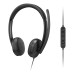 Casti Lenovo VoIP Headset 5000 On-ear Birou, cu fir, cu microfon Casti Lenovo VoIP Headset 5000 On-ear Birou, cu fir, cu microfon