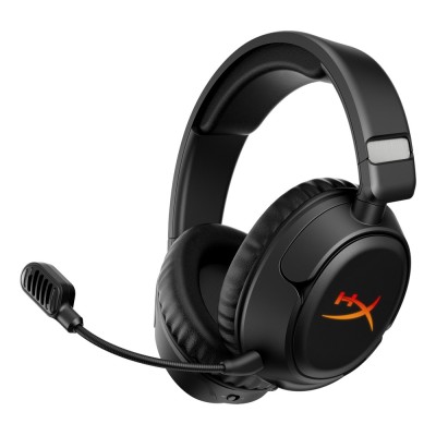 Casti HyperX Cloud Flight 2 Over-ear Gaming, Wireless 2.4 GHz, Bluetooth 5.3, ANC, cu microfon Casti HyperX Cloud Flight 2 Over-ear Gaming, Wireless 2.4 GHz, Bluetooth 5.3, ANC, cu microfon