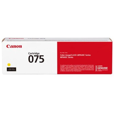Toner Canon CRG075 Galben, 1300 pagini