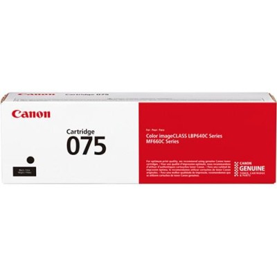 Toner Canon CRG075 Negru, 1300 pagini Toner Canon CRG075 Negru, 1300 pagini