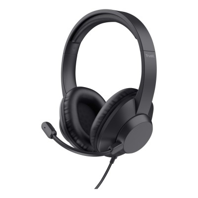 Casti Trust Ayda Max Over-ear, cu fir, cu microfon tip boom