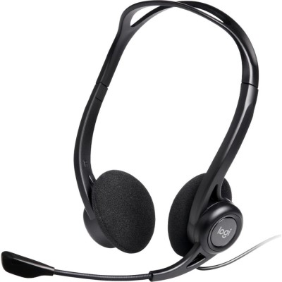 Casti Logitech Pc 960 Oem On-ear Birou, cu fir USB-A, cu microfon Casti Logitech Pc 960 Oem On-ear Birou, cu fir USB-A, cu microfon