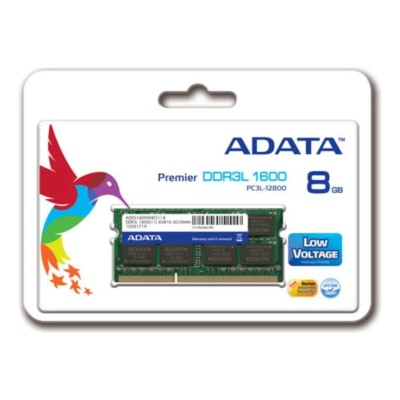 Memorie RAM laptop ADATA Premier 8GB DDR3L 1600MHz CL11, SO-DIMM Memorie RAM laptop ADATA Premier 8GB DDR3L 1600MHz CL11, SO-DIMM