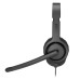 Casti AXTEL Voice PC28 Duo NC On-ear Birou, cu fir, cu microfon, Negru