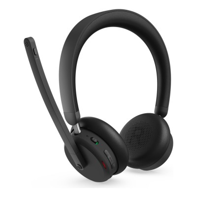 Casti Lenovo ANC Headset 6550 On-ear Birou, Wireless + Bluetooth + cablu, ANC, cu microfon