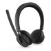 Casti Lenovo ANC Headset 6550 On-ear Birou, Wireless + Bluetooth + cablu, ANC, cu microfon
