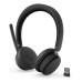 Casti Lenovo ANC Headset 6550 On-ear Birou, Wireless + Bluetooth + cablu, ANC, cu microfon
