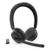 Casti Lenovo ANC Headset 6550 On-ear Birou, Wireless + Bluetooth + cablu, ANC, cu microfon