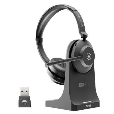 Casti AXTEL AXH-ONEBTD-CB On-ear Birou, Bluetooth, cu microfon, Negru Casti AXTEL AXH-ONEBTD-CB On-ear Birou, Bluetooth, cu microfon, Negru